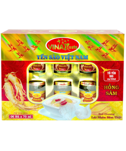 Nước yến sào VinaNests Hồng Sâm
